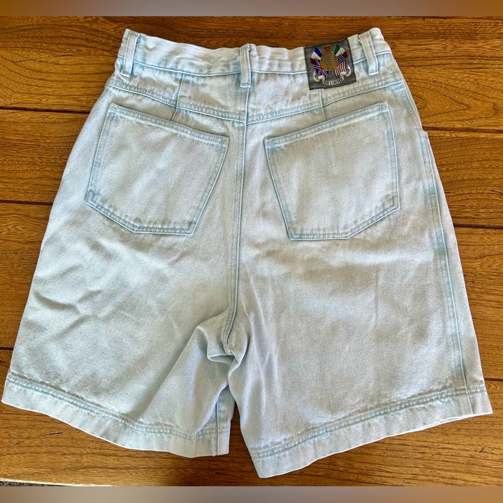 Vintage The Limited High-rise stonewashed  denim shorts size 12 - Picture 5 of 5